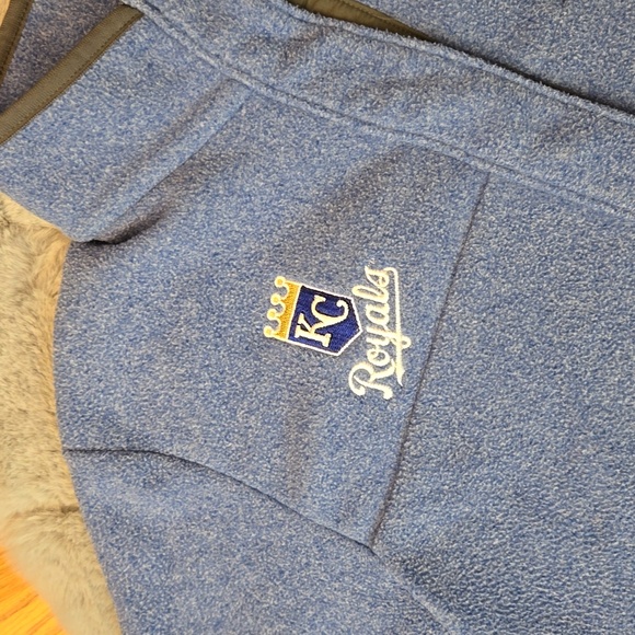 Columbia PFG Kansas City Royals Fleece Pull Over, Women's Small, Great Condition - Picture 2 of 14